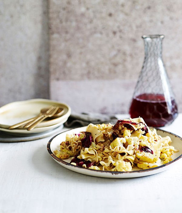 Cauliflower and anchovy pasta