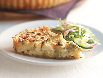 Cauliflower and caramelized onion tart