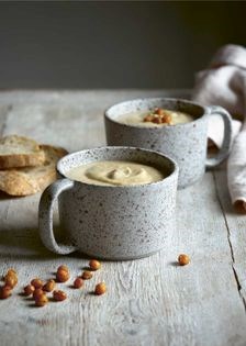 Cauliflower and chickpea soup