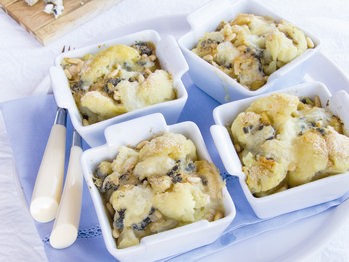 Cauliflower and Gorgonzola gratin