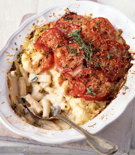Cauliflower and macaroni cheese