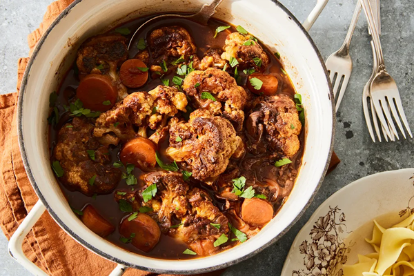 Cauliflower au vin