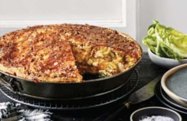 Cauliflower broccoli cheese pie [Port Elliot Bakery]