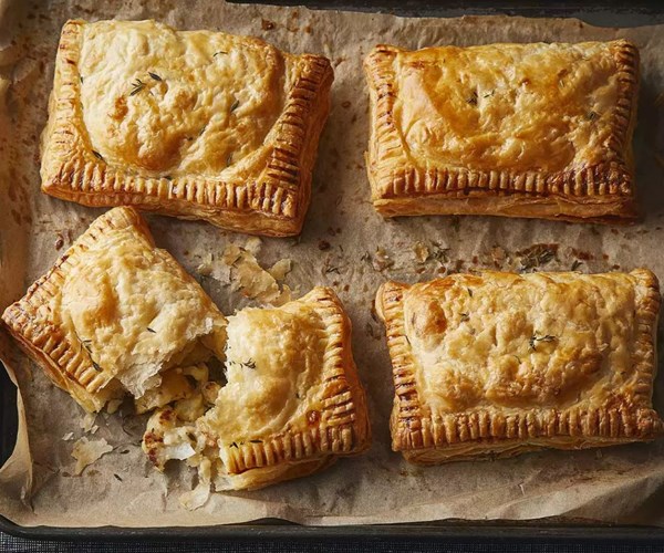 Cauliflower cheese pasties