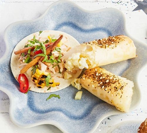 Cauliflower cheese rolls