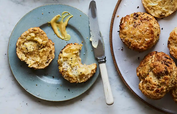 Cauliflower cheese scones