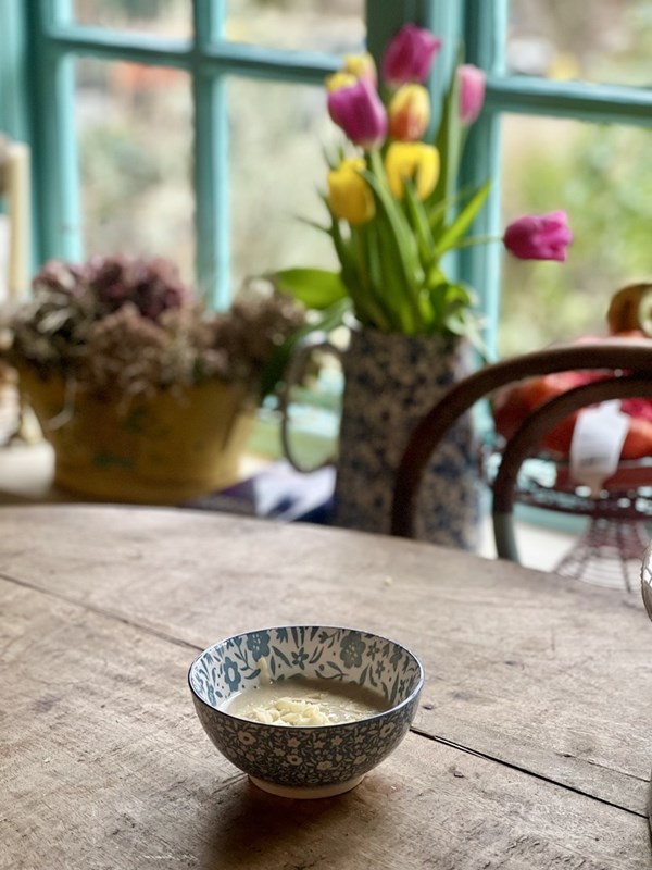 Cauliflower cheese soup