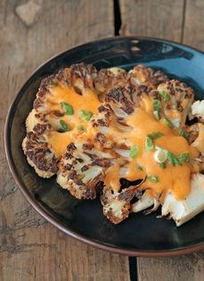 Cauliflower cheese steak