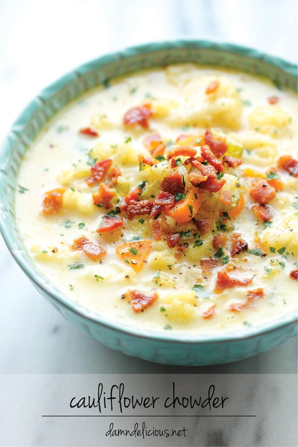 Cauliflower chowder recipe Eat Your Books