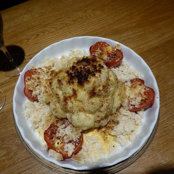 Cauliflower coated with cheese (Le chou-fleur fromagé)