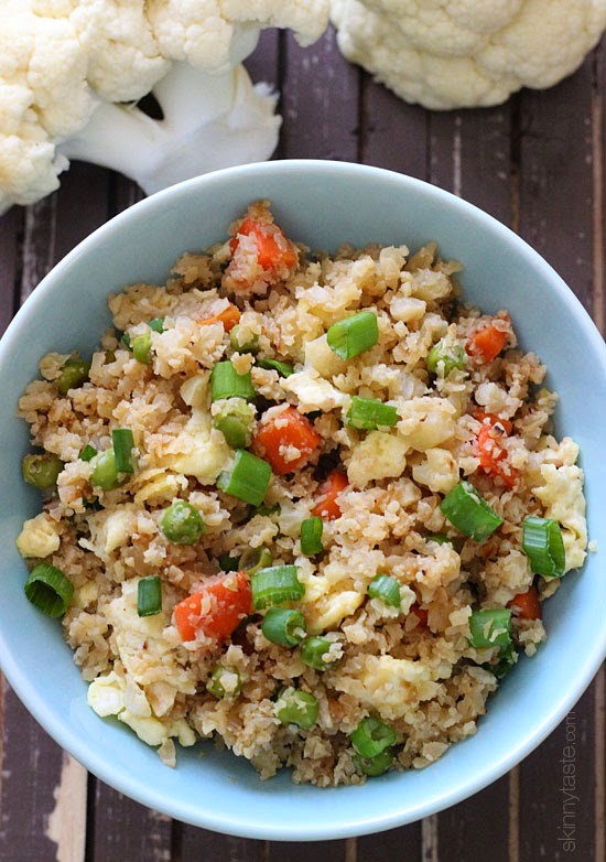 Cauliflower "fried rice"