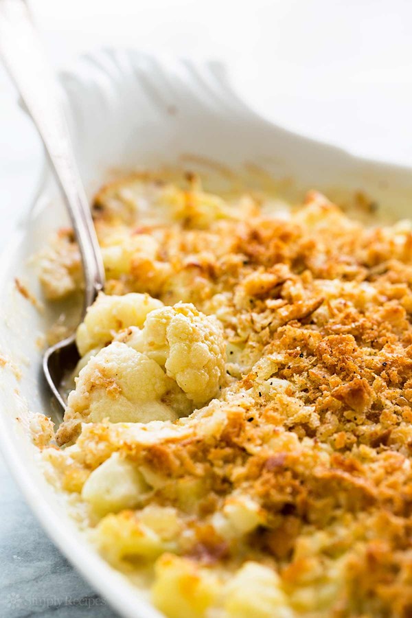Cauliflower gratin