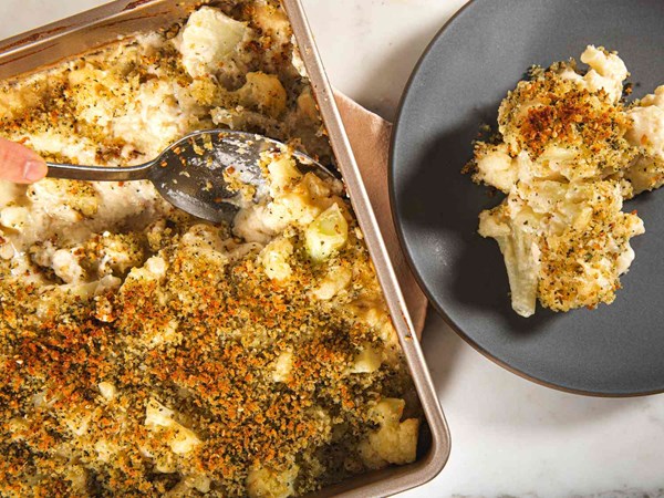 Cauliflower gratin 