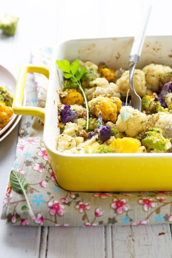 Cauliflower gratin