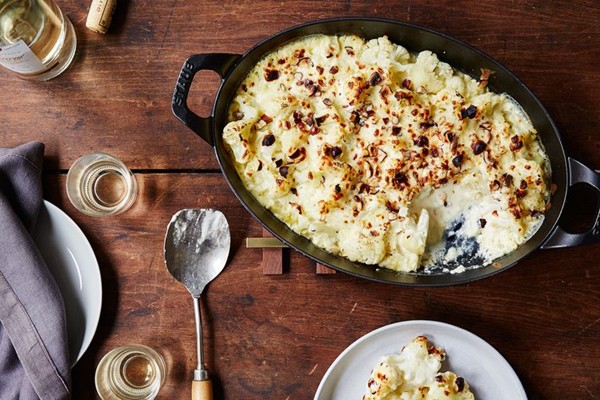Cauliflower gratin with Mornay sauce