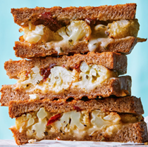 Cauliflower grilled cheese