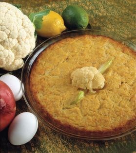 Cauliflower kuku (Kuku-ye gol-e kalam)