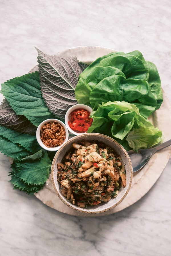 Cauliflower larb