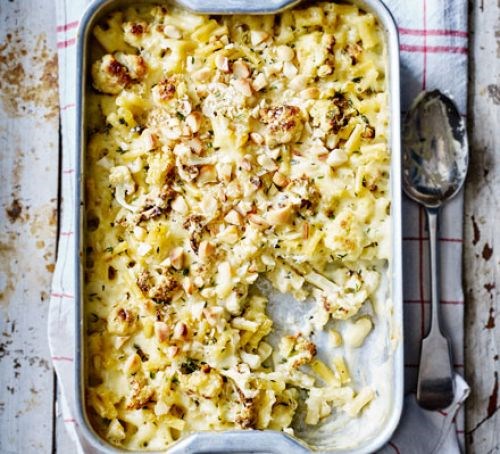 Cauliflower mac & cheese