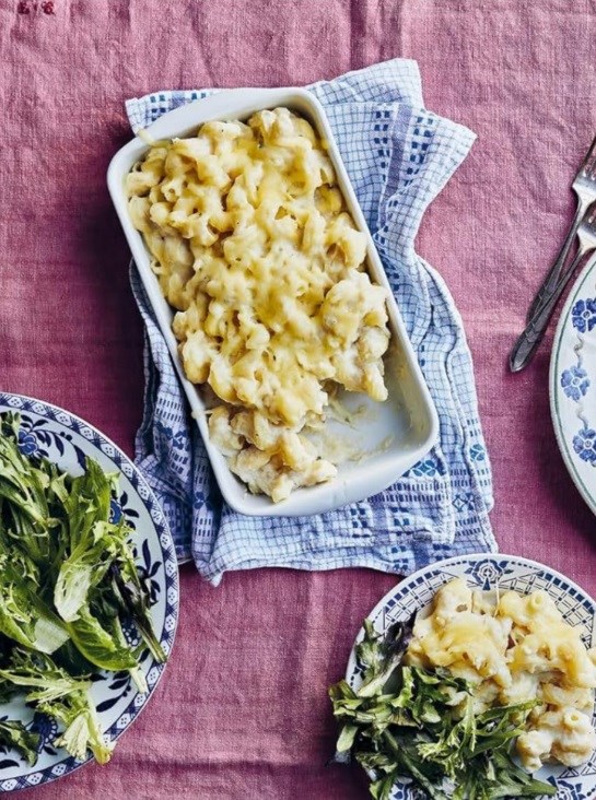 Cauliflower mac & cheese