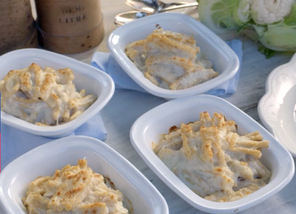 Cauliflower mac and cheese
