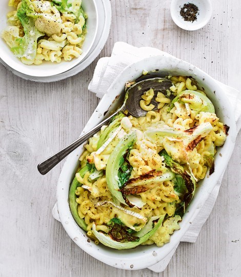 Cauliflower macaroni cheese