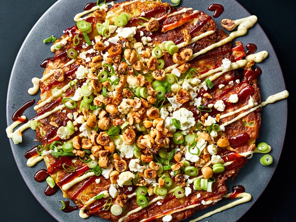 Cauliflower okonomiyaki