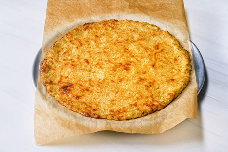 Cauliflower pizza crust