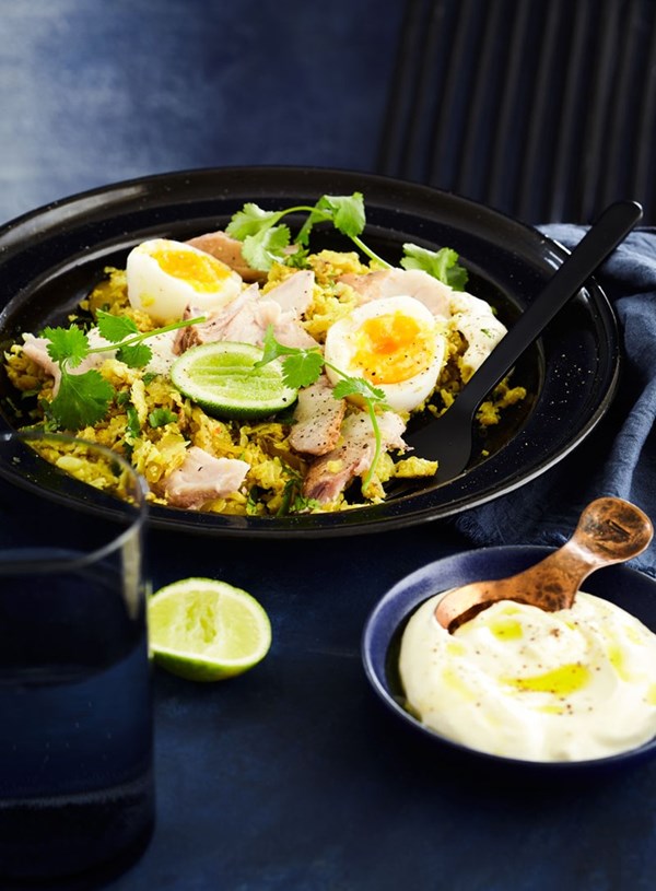 Cauliflower rice kedgeree