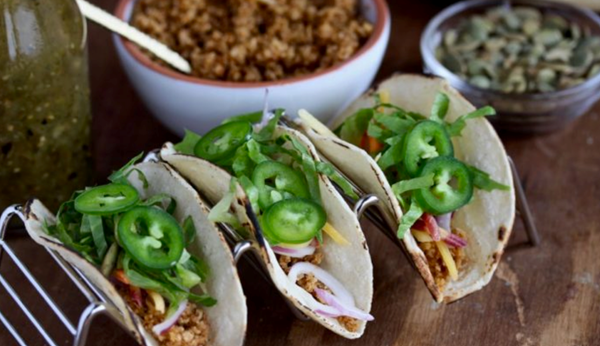 Cauliflower rice tacos