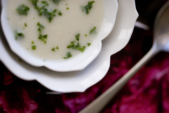 Cauliflower soup with Gorgonzola