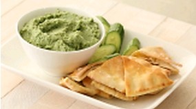 Cauliflower spinach dip