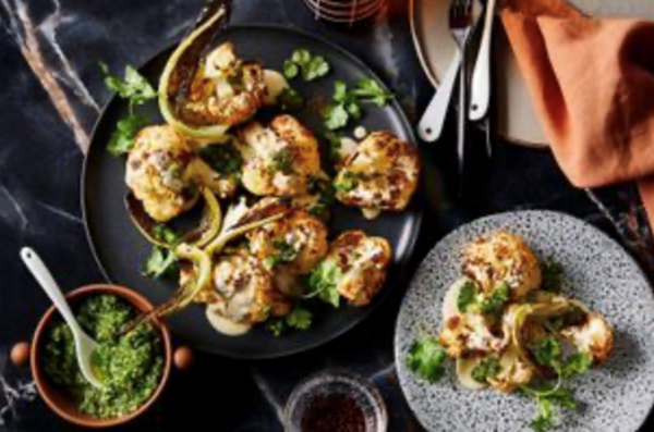 Cauliflower, tahini and zhoug salad