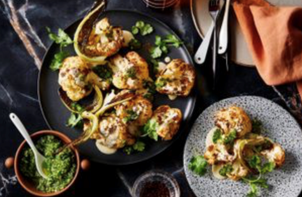 Cauliflower, tahini and zhoug salad