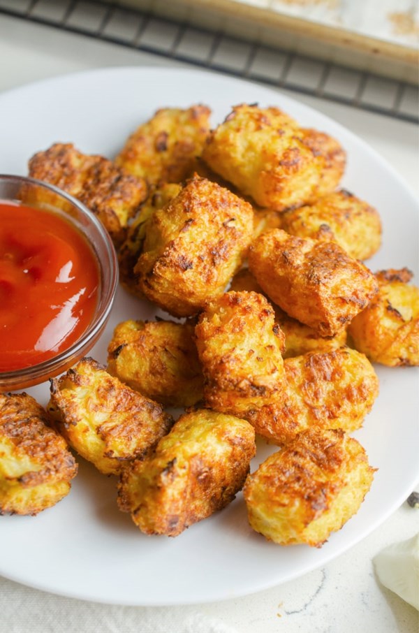 Cauliflower tots
