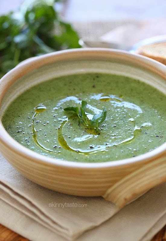 Cauliflower watercress soup