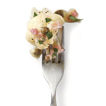 Cauliflower with lemon-caper vinaigrette
