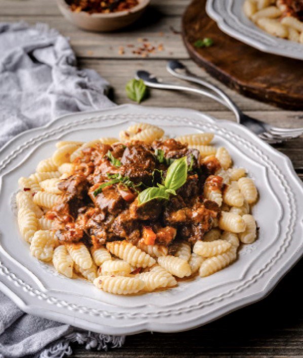 Cavatelli with lamb ragù