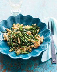 Cavatelli with roasted broccoli rabe & harissa