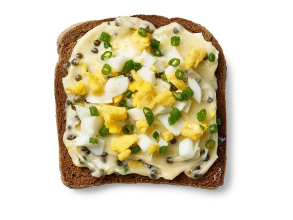 Caviar butter crostini 