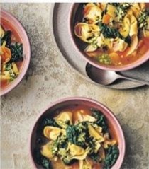Cavolo nero & tortellini soup