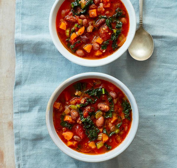 Cavolo nero and borlotti bean minestrone