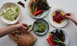 Cavolo nero and walnut dip