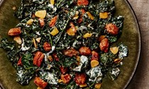 Cavolo nero with chorizo and preserved lemon
