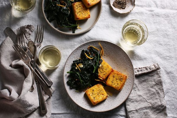 Cavolo nero with garlic, chili & orange