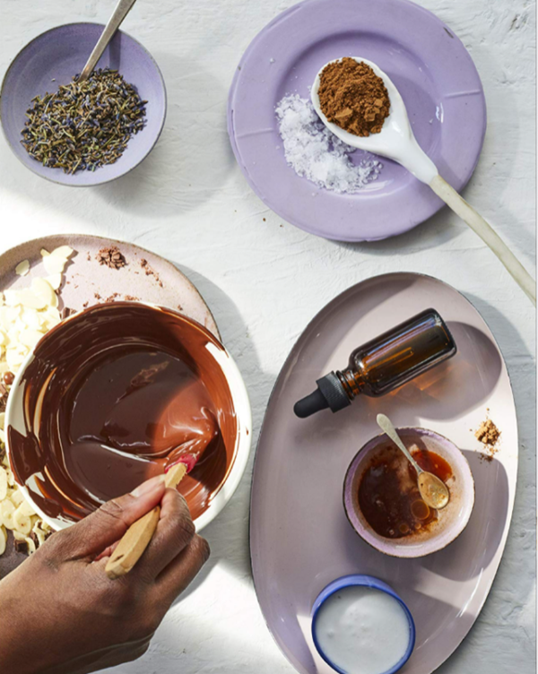 CBD-infused lavender truffles