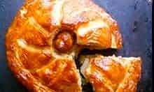 Celeriac and blue cheese pithivier