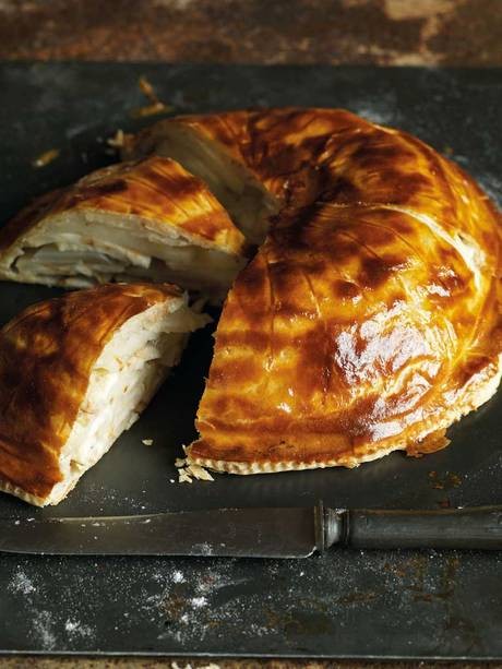 Celeriac and Lancashire cheese pithivier