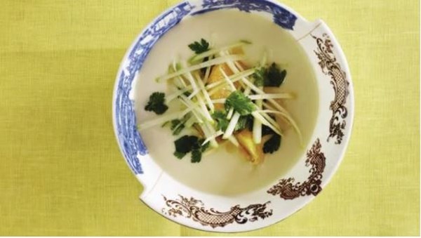 Celeriac and orange soup