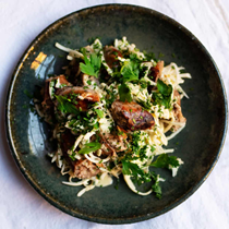 Celeriac and sausage remoulade